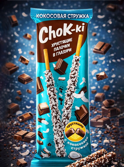 Хрустящие палочки - Кокосовая стружка