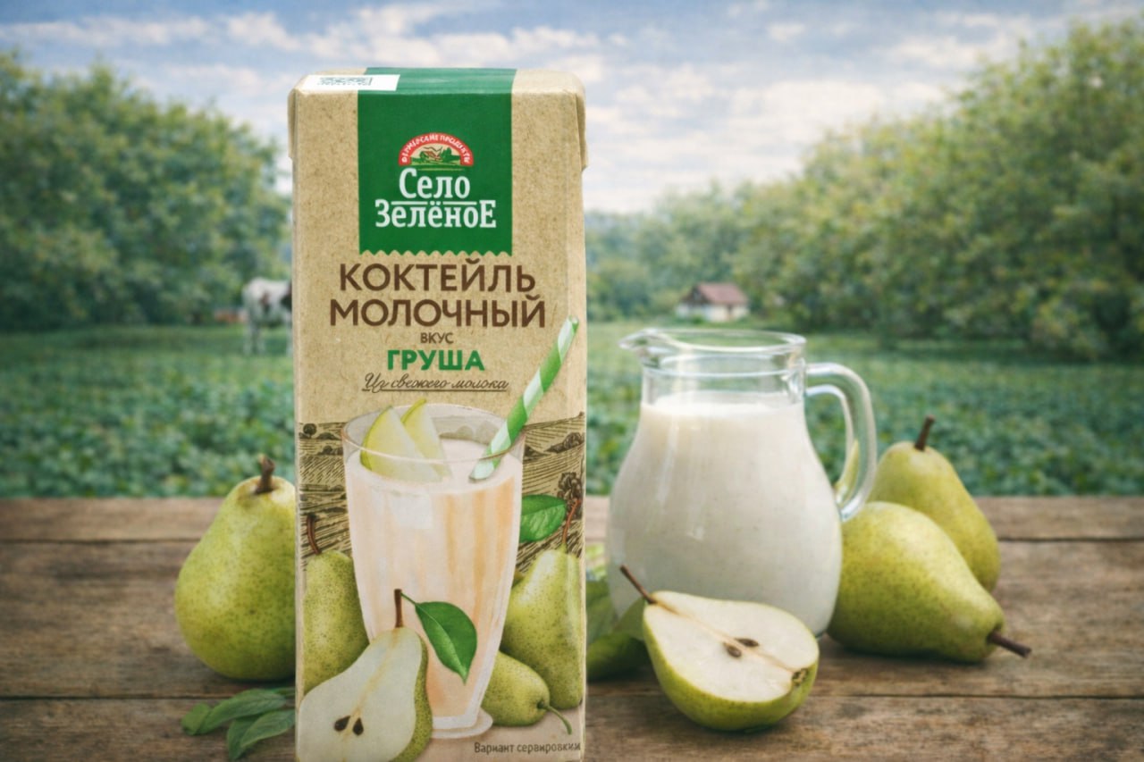  Коктейль Молочный со вкусом Груши 3,2%