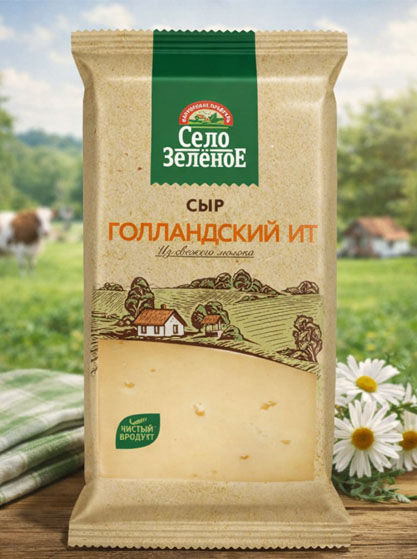 Сыр фасованный "Голландский" 45%
