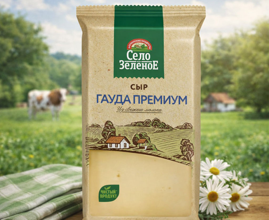 Сыр фасованный "Гауда Премиум" 40%