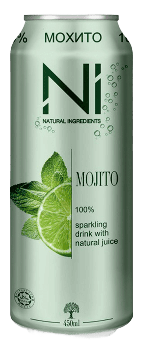 Напиток NI МОХИТО со вкусом лимона, лайма и мяты