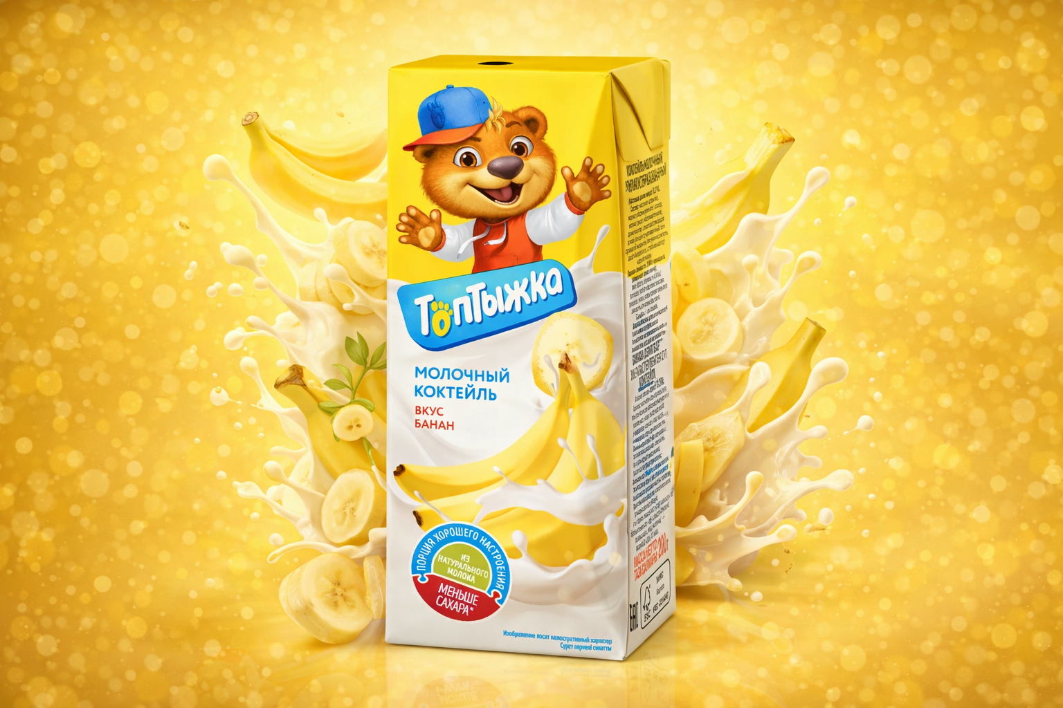 Коктейль со вкусом Банана "Топтыжка"