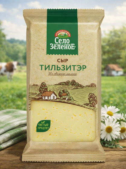 Сыр фасованный "Тильзитер" 50%