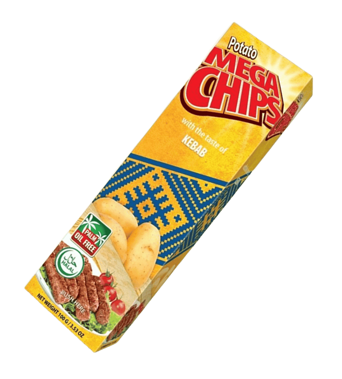 Мегачипсы картофельные  со вкусом Кебаб