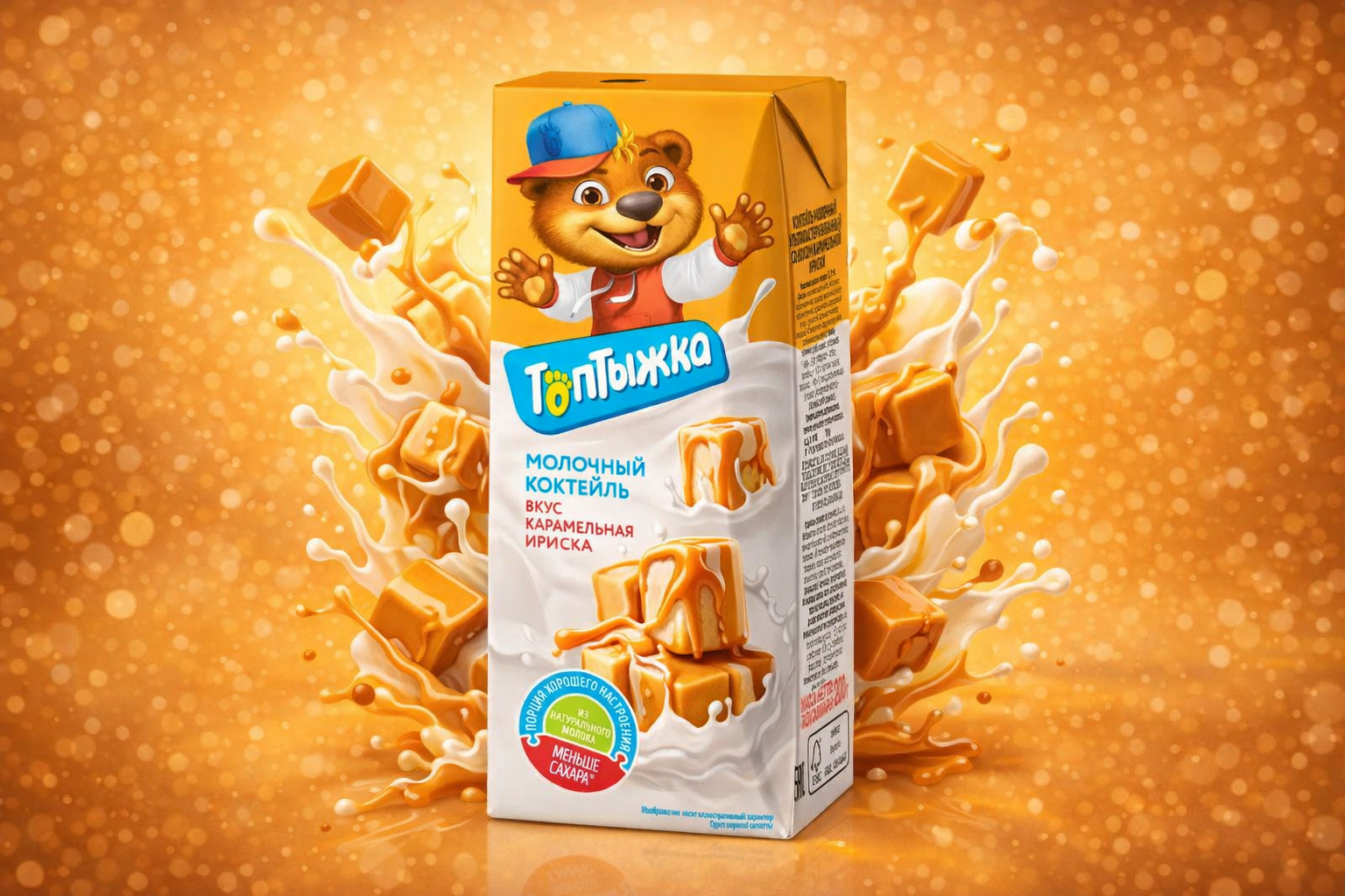 Коктейль  со вкусом карамельной ириски "Топтыжка"