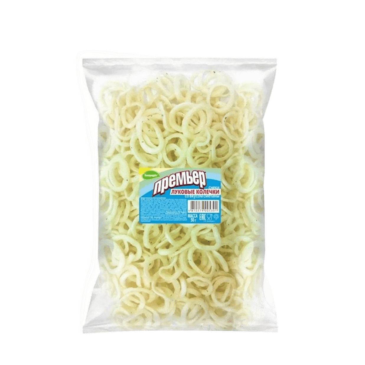 Луковые колечки 50 гр со вкусом сметаны "Премьер"