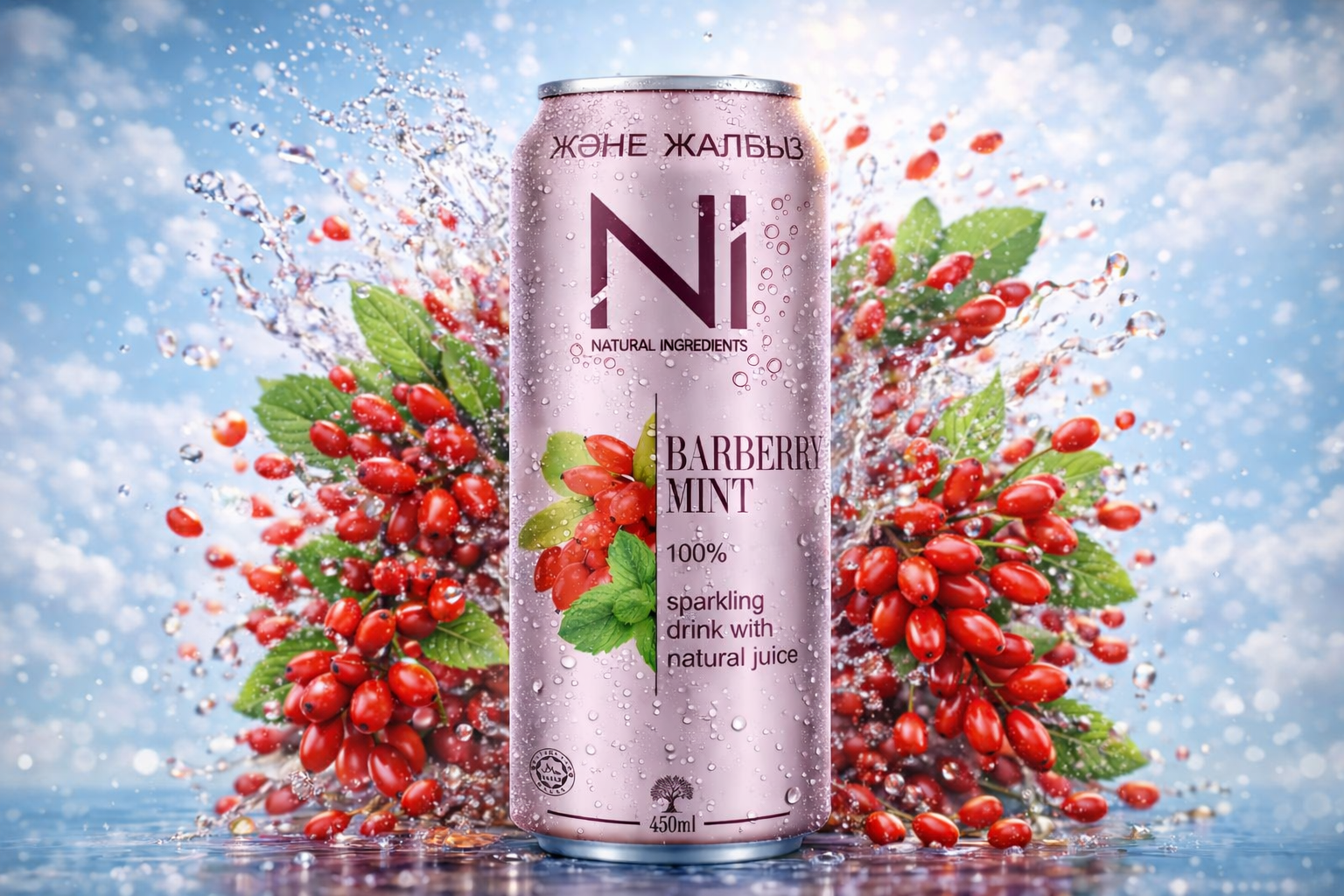 Напиток NI BARBERRY MINT со вкусом барбариса и мяты