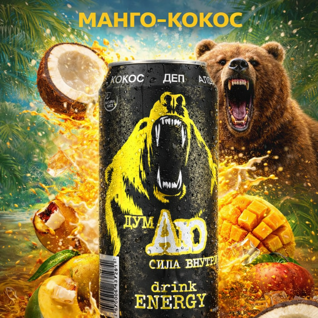  Энерг. напиток ДУМАЮ ВПЕРЁД