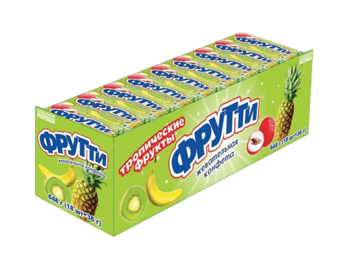 Жевательная конфета Фрутти тропик