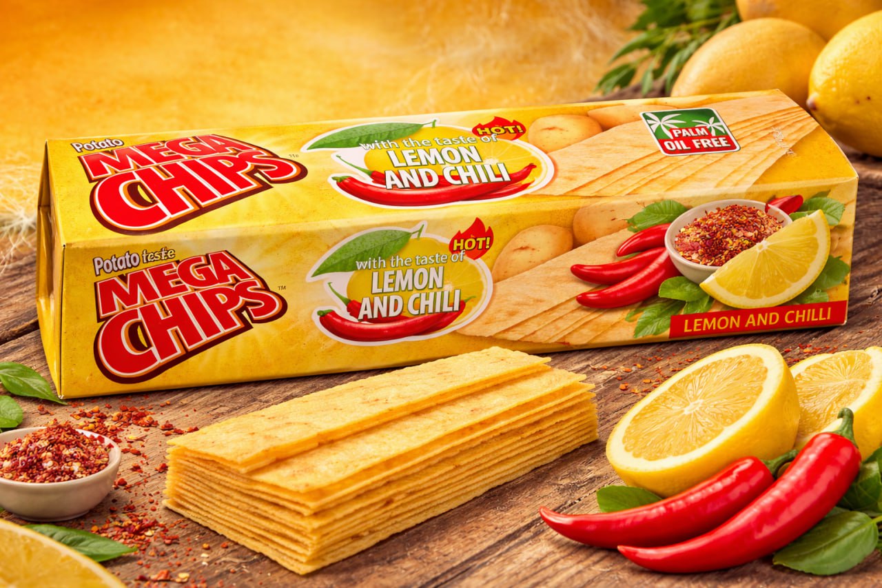 Мегачипсы со вкусом Лимона и чили