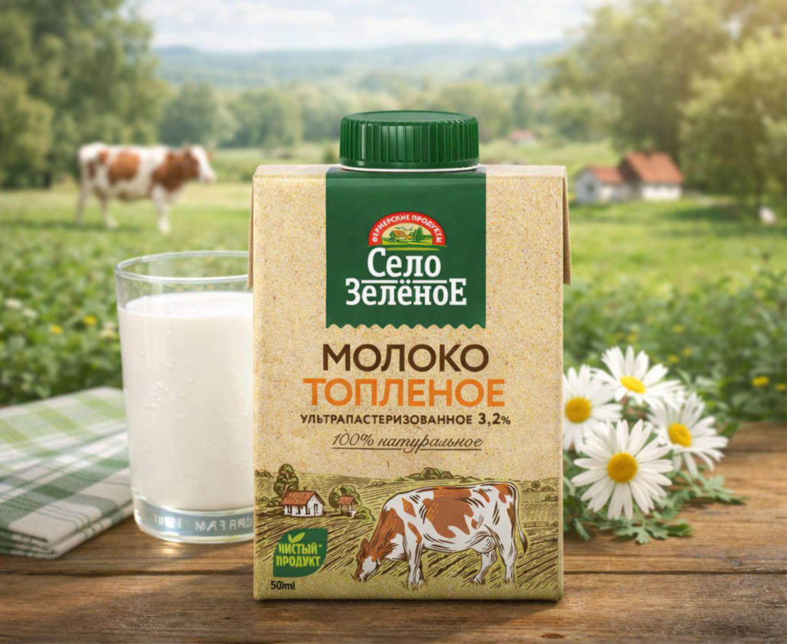 ТОПЛЁНОЕ молоко ультрапаст.